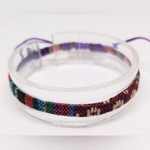 Men's Bracelet Striped Punk‎ New f40